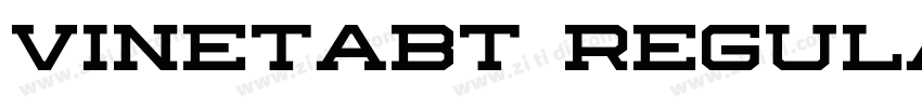 VinetaBT Regular字体转换